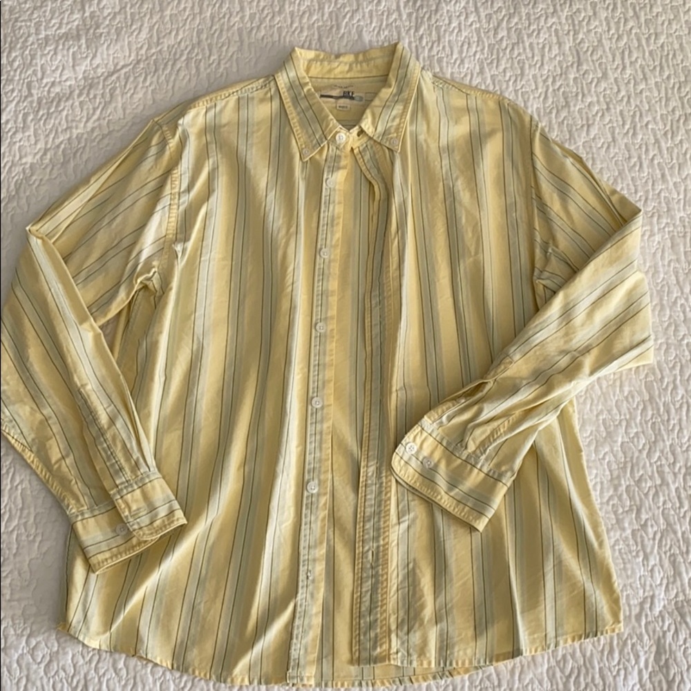 Yellow BKE button up